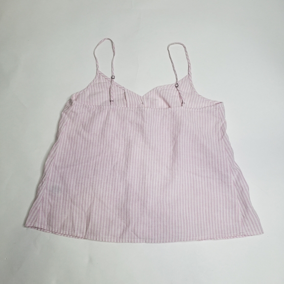 BP vertical stripe linen blend tank top - Picture 5 of 5